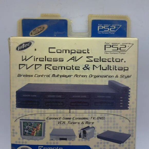 Intec Compact Wireless AV Selector DVD Remote & Multiap Unopened - Picture 3 of 11
